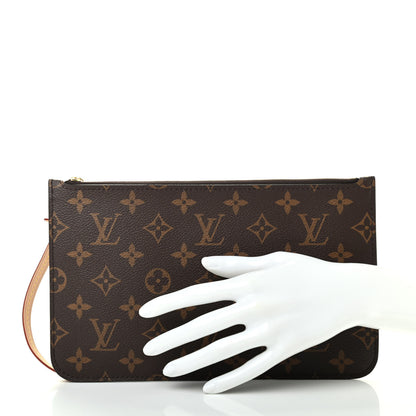 Louis Vuitton Monogram Neverfull MM GM Pochette 2 of 7