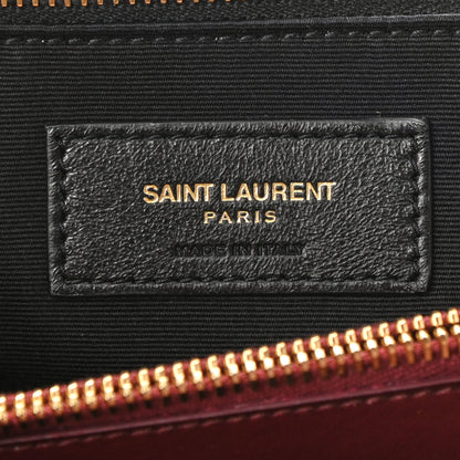 Saint Laurent Calfskin Y Quilted Monogram Medium Loulou Chain Satchel Palissandre 7 of 11