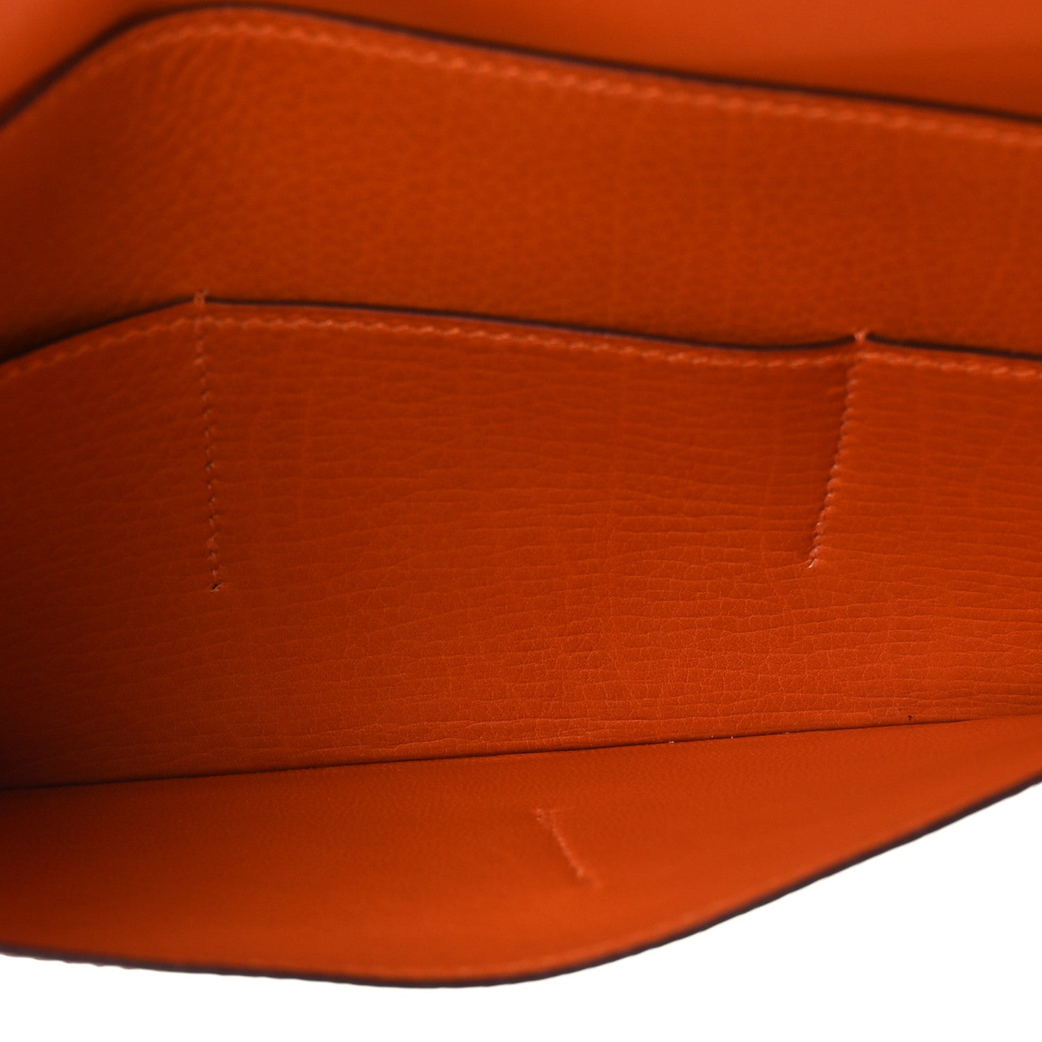 Hermes Togo Dogon Duo Wallet Orange 7 of 9