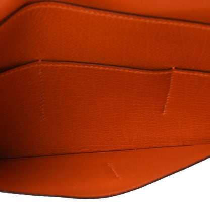 Hermes Togo Dogon Duo Wallet Orange 7 of 9