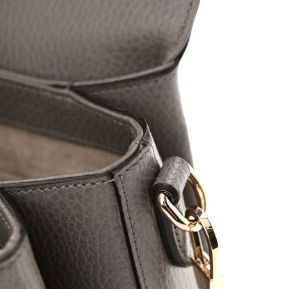 Gucci Dollar Calfskin Interlocking G Top Handle Shoulder Bag Loess 12 of 17