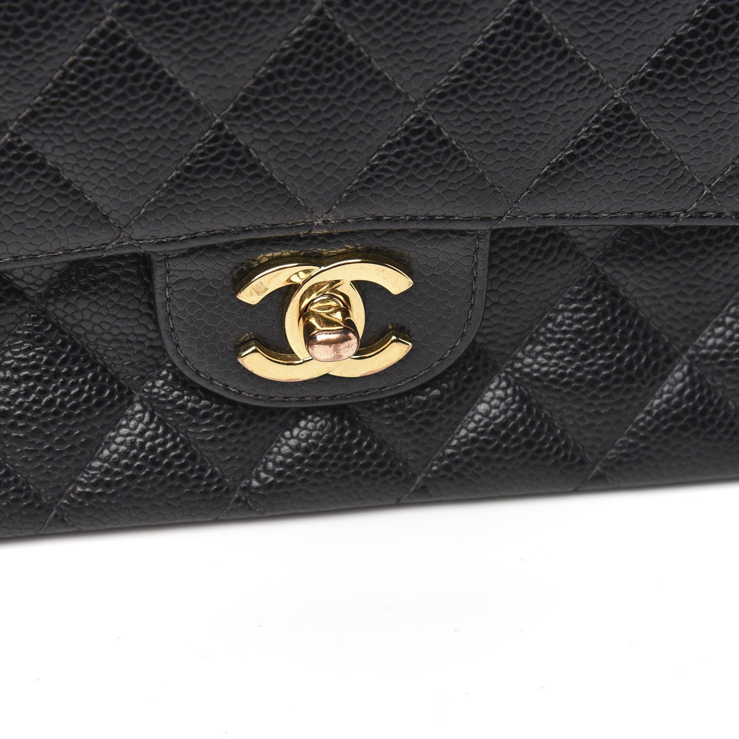 Chanel Caviar Quilted Medium Double Flap Black 9 of 9