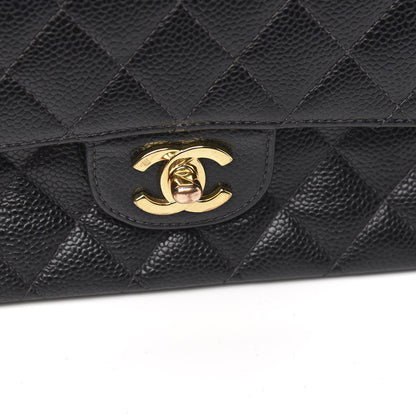 Chanel Caviar Quilted Medium Double Flap Black 9 of 9
