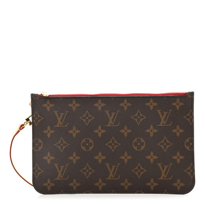 Louis Vuitton Monogram Neverfull MM GM Pochette Cherry 1 of 7