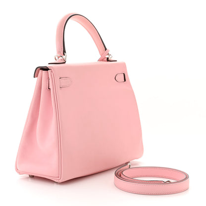 Hermes Swift Kelly Retourne 25 Rose Sakura 3 of 12