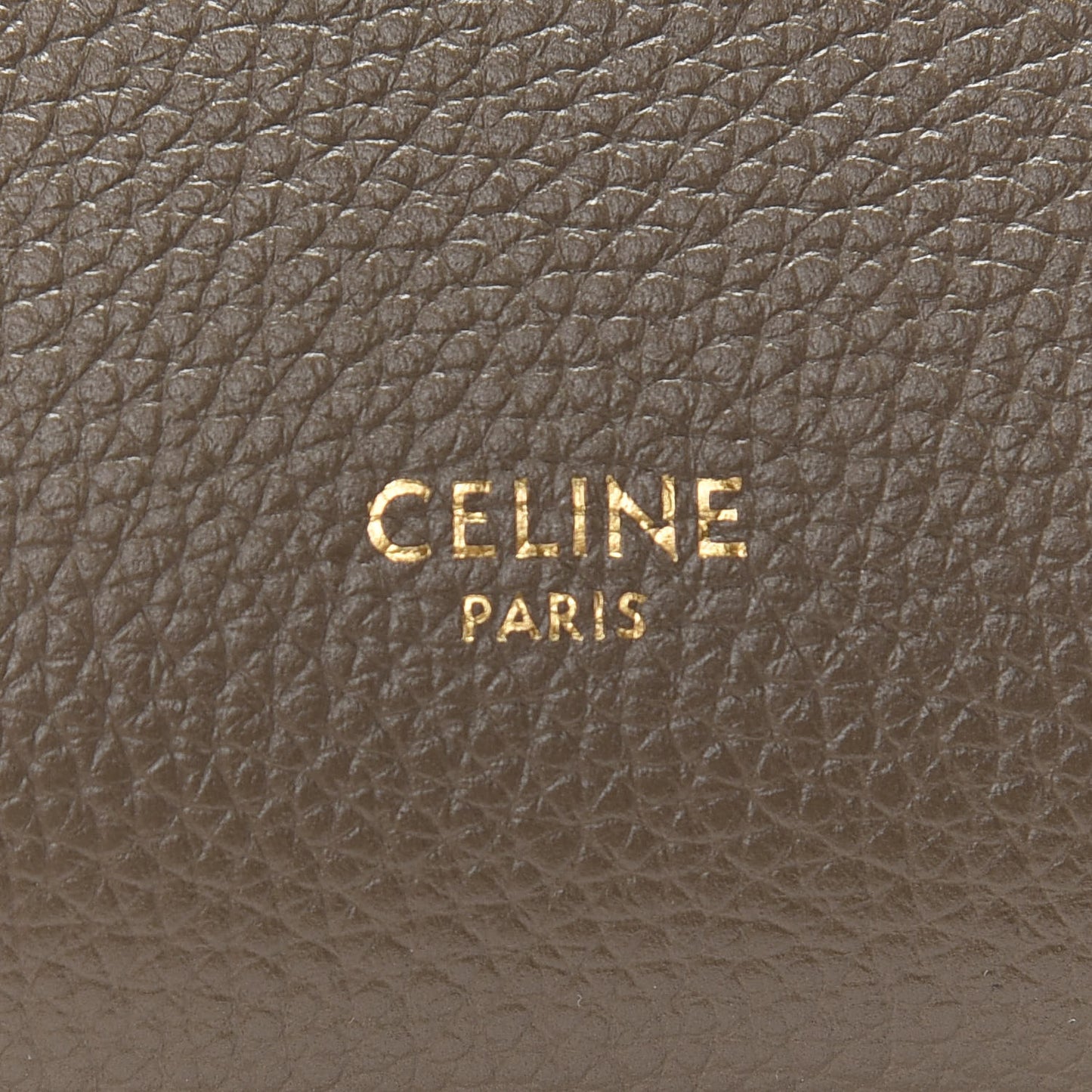 Soft Grained Calfskin Small Sangle Bucket Bag Taupe