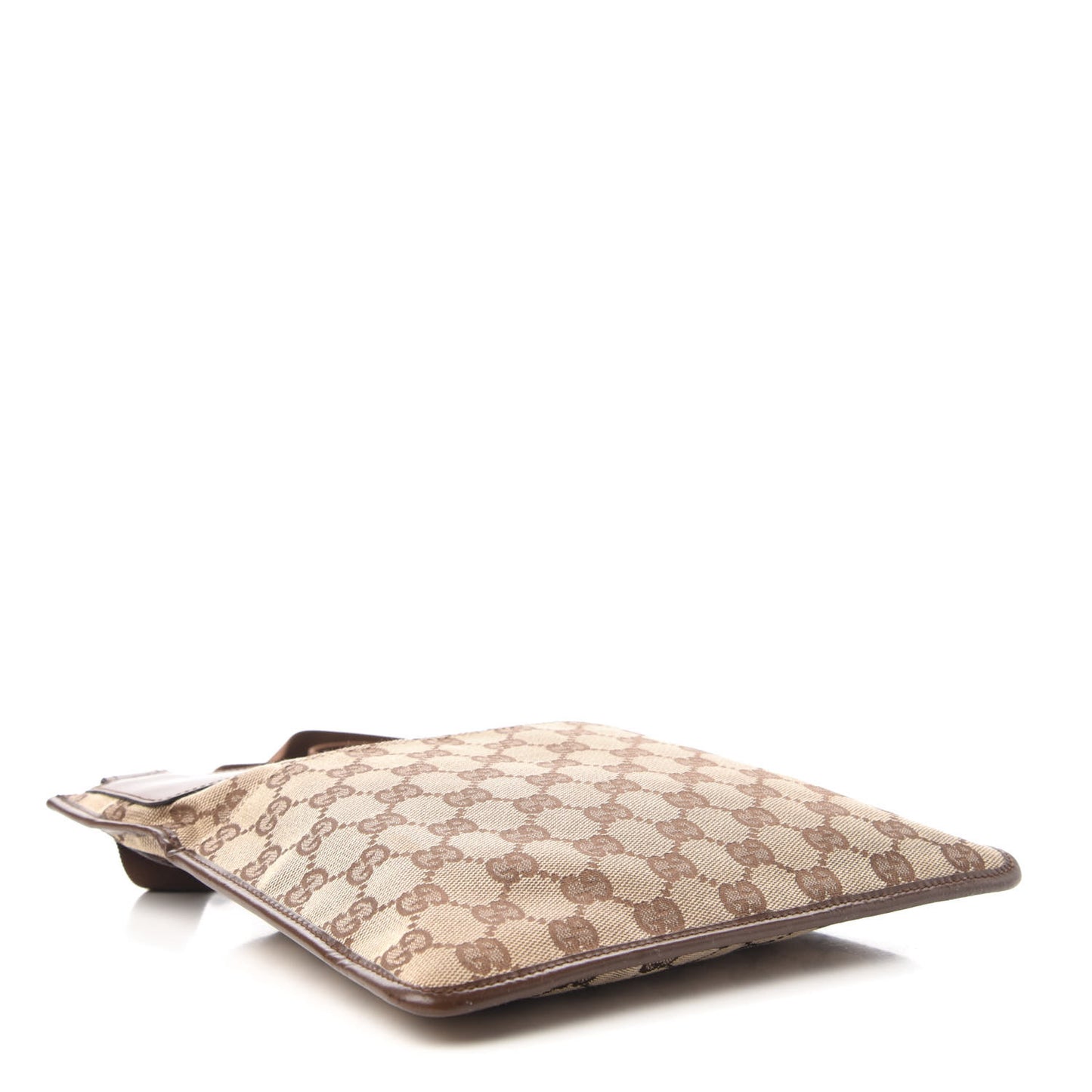 Monogram Messenger Crossbody Bag Brown