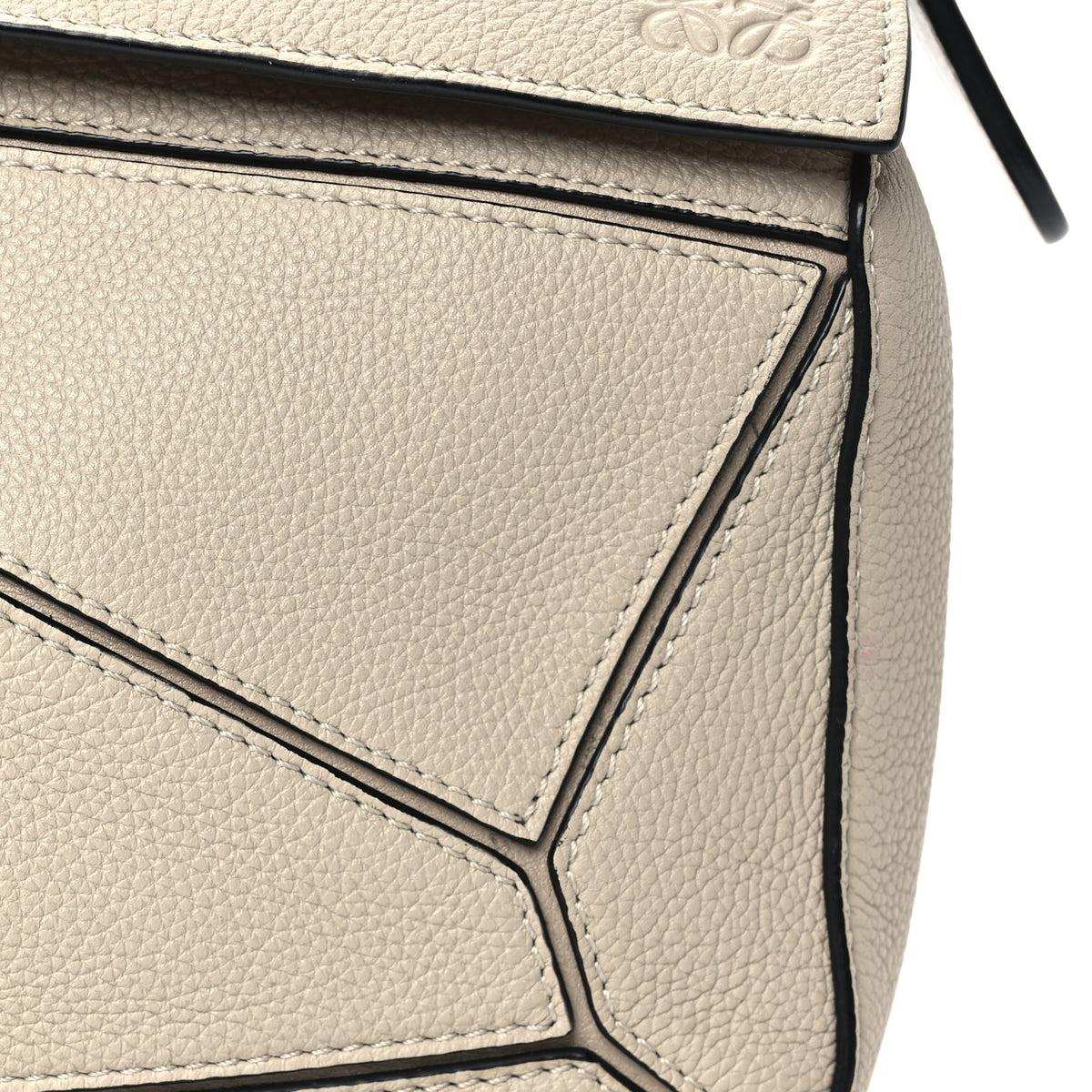 Loewe Calfskin Small Puzzle Bag Light Oat 9 of 11