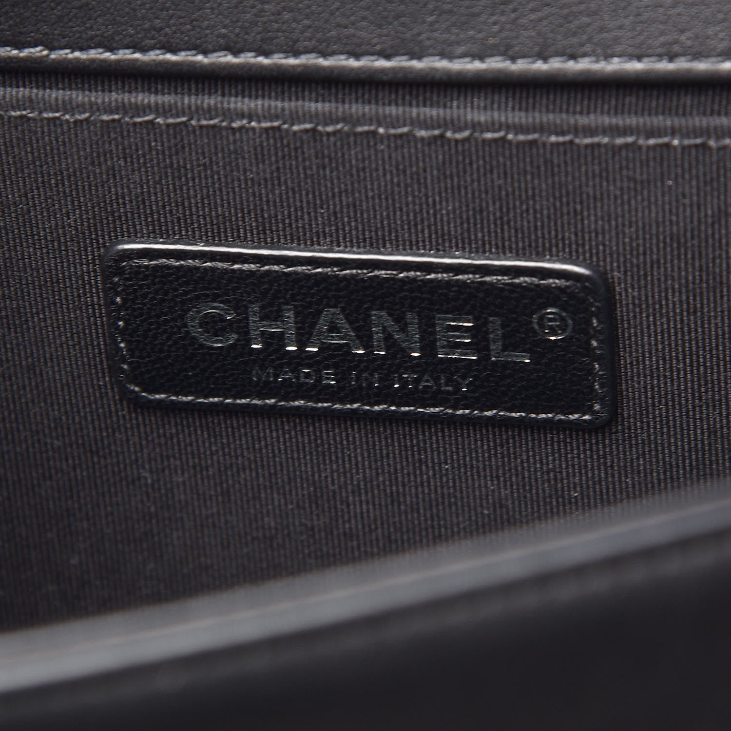 Chanel Lambskin Quilted Medium Boy Flap Black 6 of 8