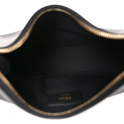 Fendi Vitello Grace Matte Small Fendigraphy Hobo Bag Black 5 of 10
