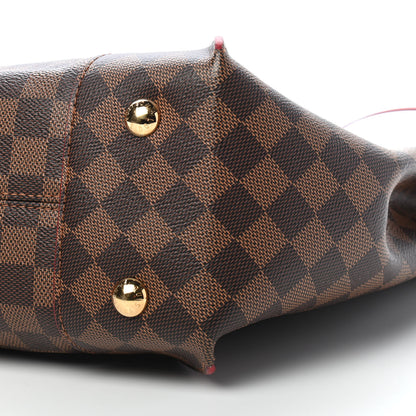 Louis Vuitton Damier Ebene Caissa Hobo Cherry 7 of 9