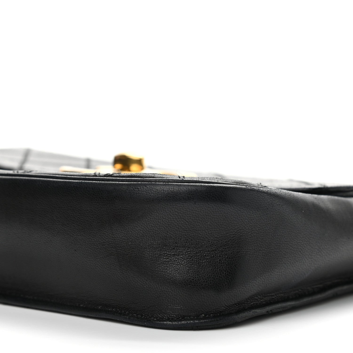 Chanel Lambskin Quilted Small Single Flap Black 9 of 11