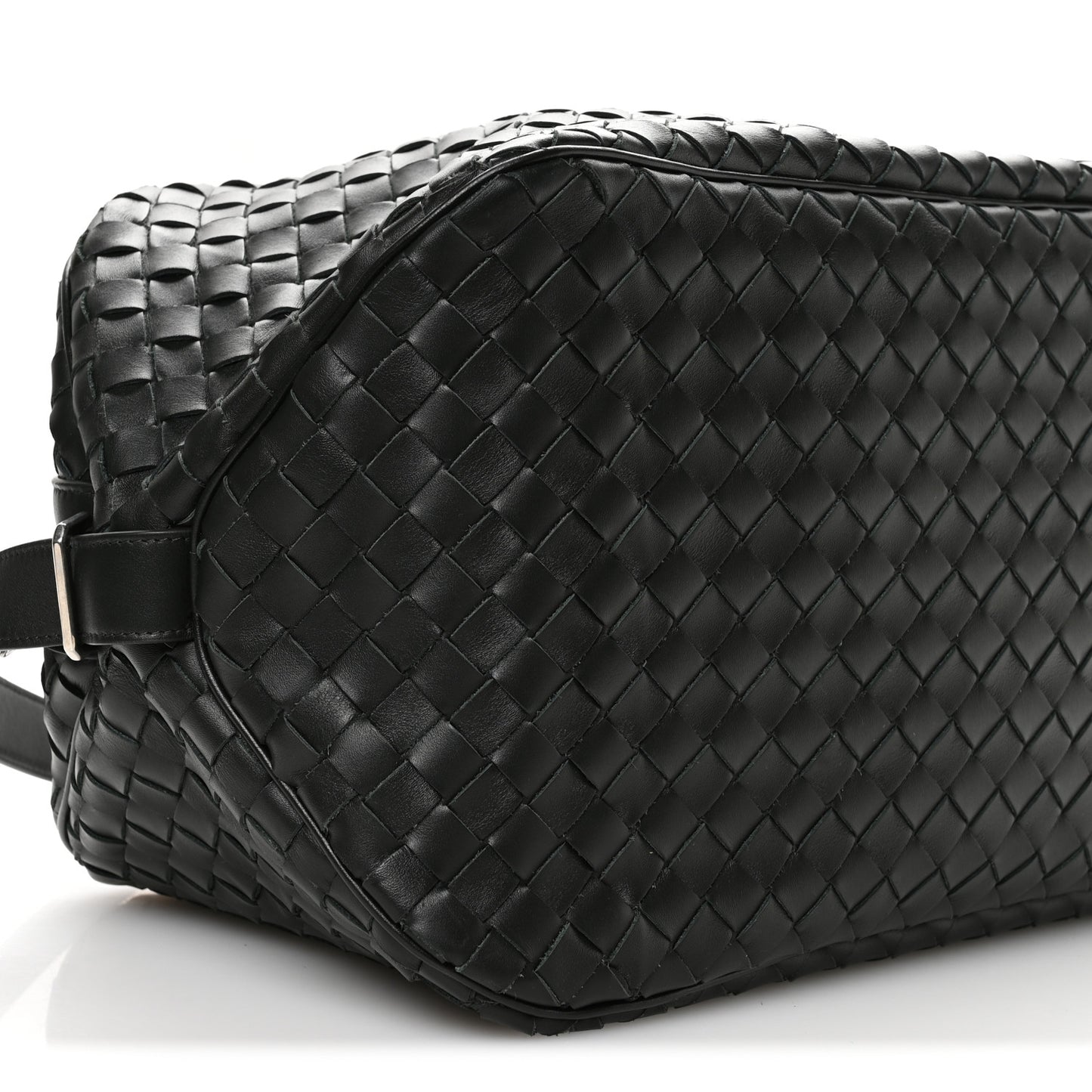 Nappa Intrecciato Duffle Bag Dark Green