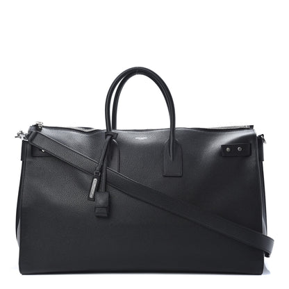 Saint Laurent Grained Calfskin 48H Sac De Jour Duffle Black 1 of 11