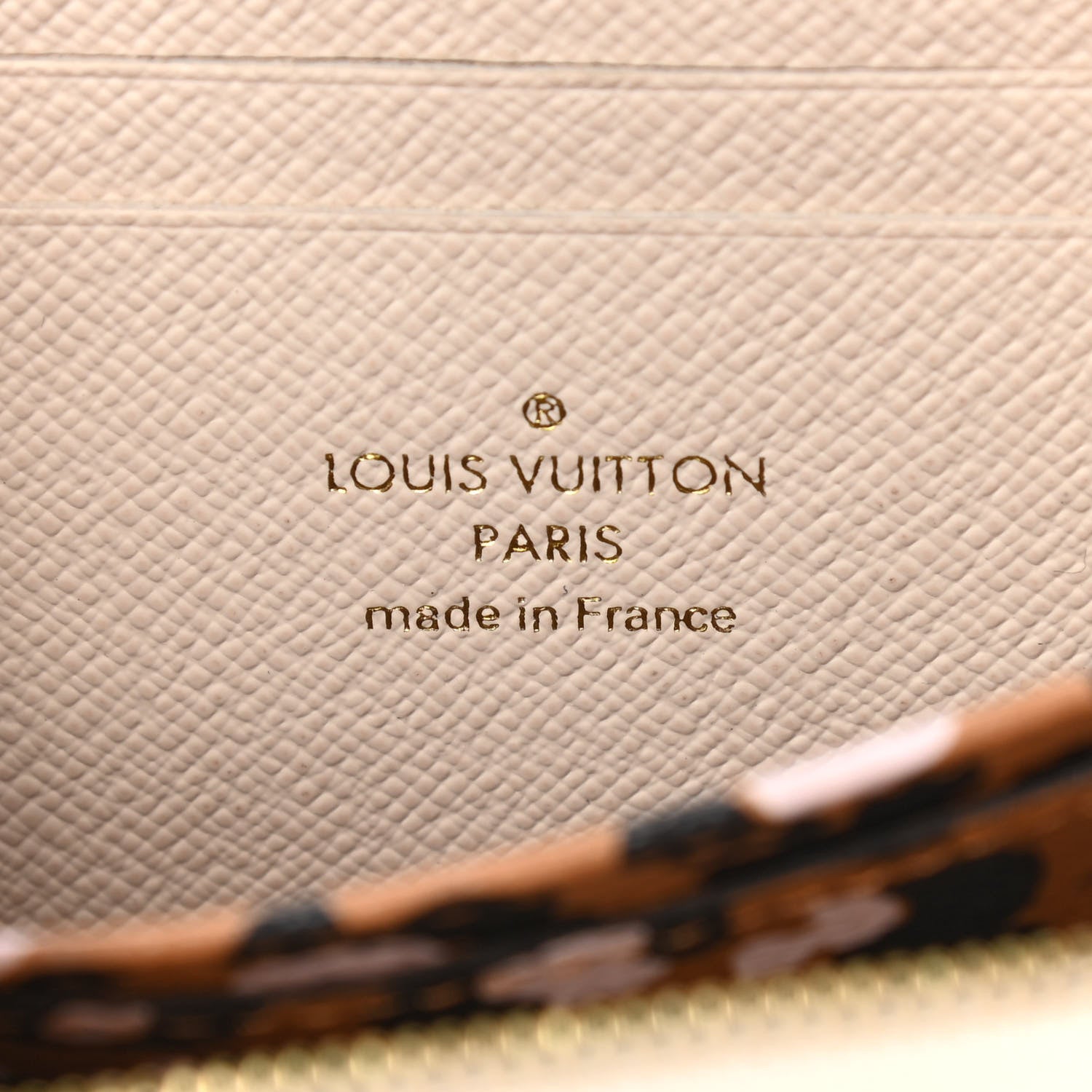 Louis Vuitton Monogram Giant Wild At Heart Zippy Coin Purse Creme 6 of 6