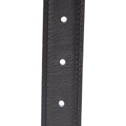 Hermes Swift Epsom 24mm Mini Constance H Belt 80 Black Bleu Iris 5 of 7