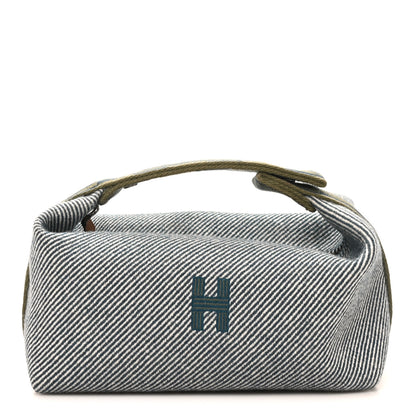 Hermes Wool Small Bride-A-Brac H Natte Pouch Bleu Abysse 1 of 7