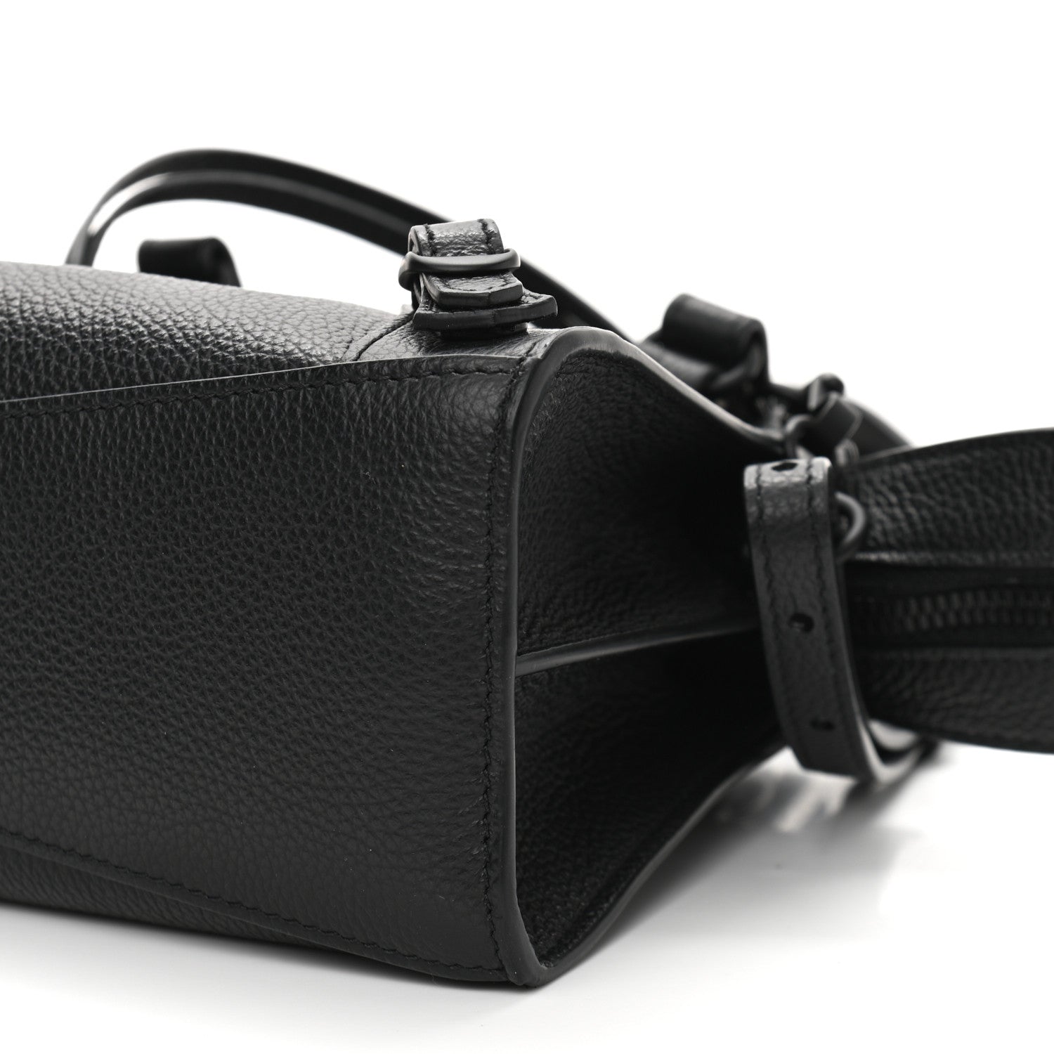 Balenciaga Grained Calfskin Neo Classic Black Hardware Mini City Black 10 of 11