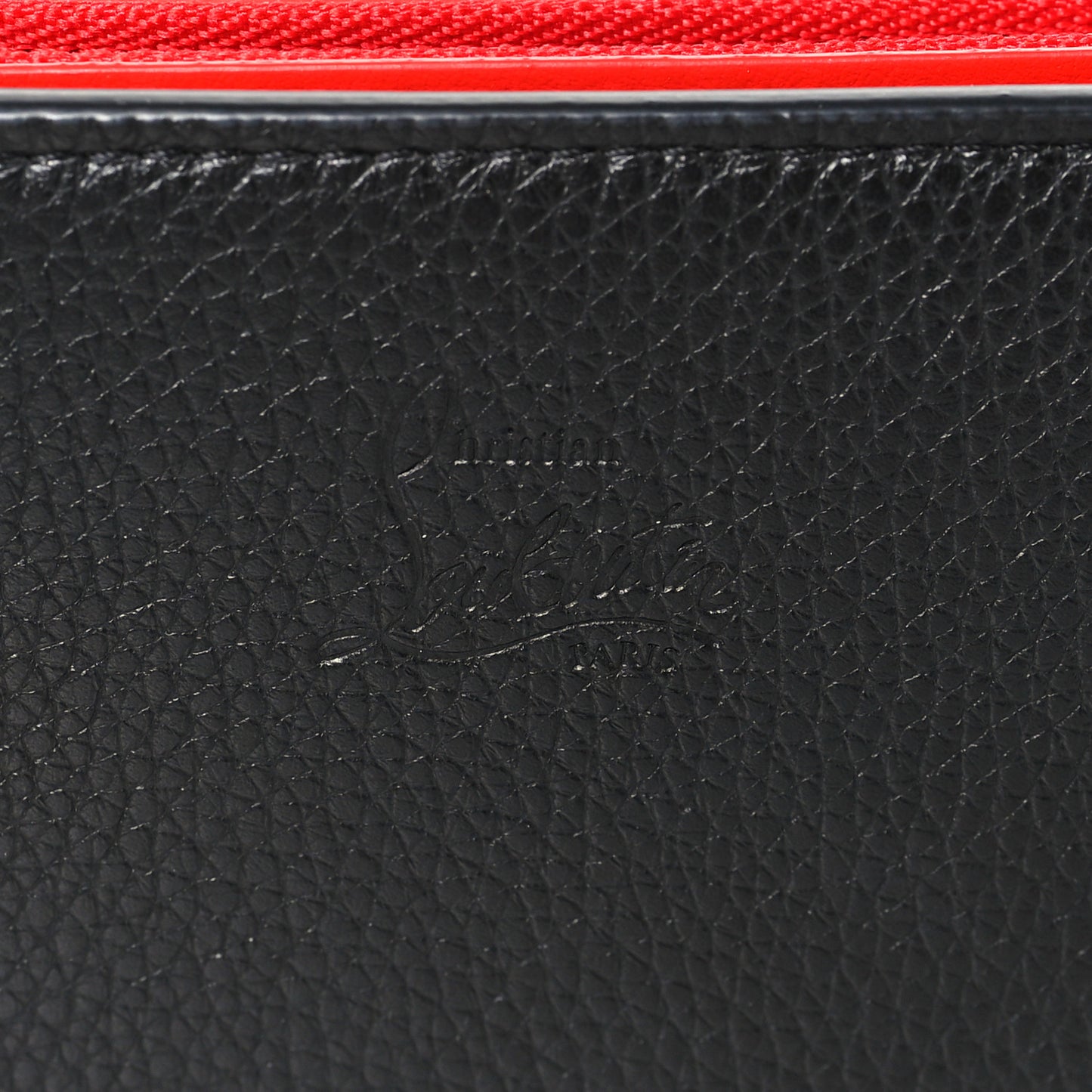 Calfskin Spikes Paloma Wallet On Chain Black