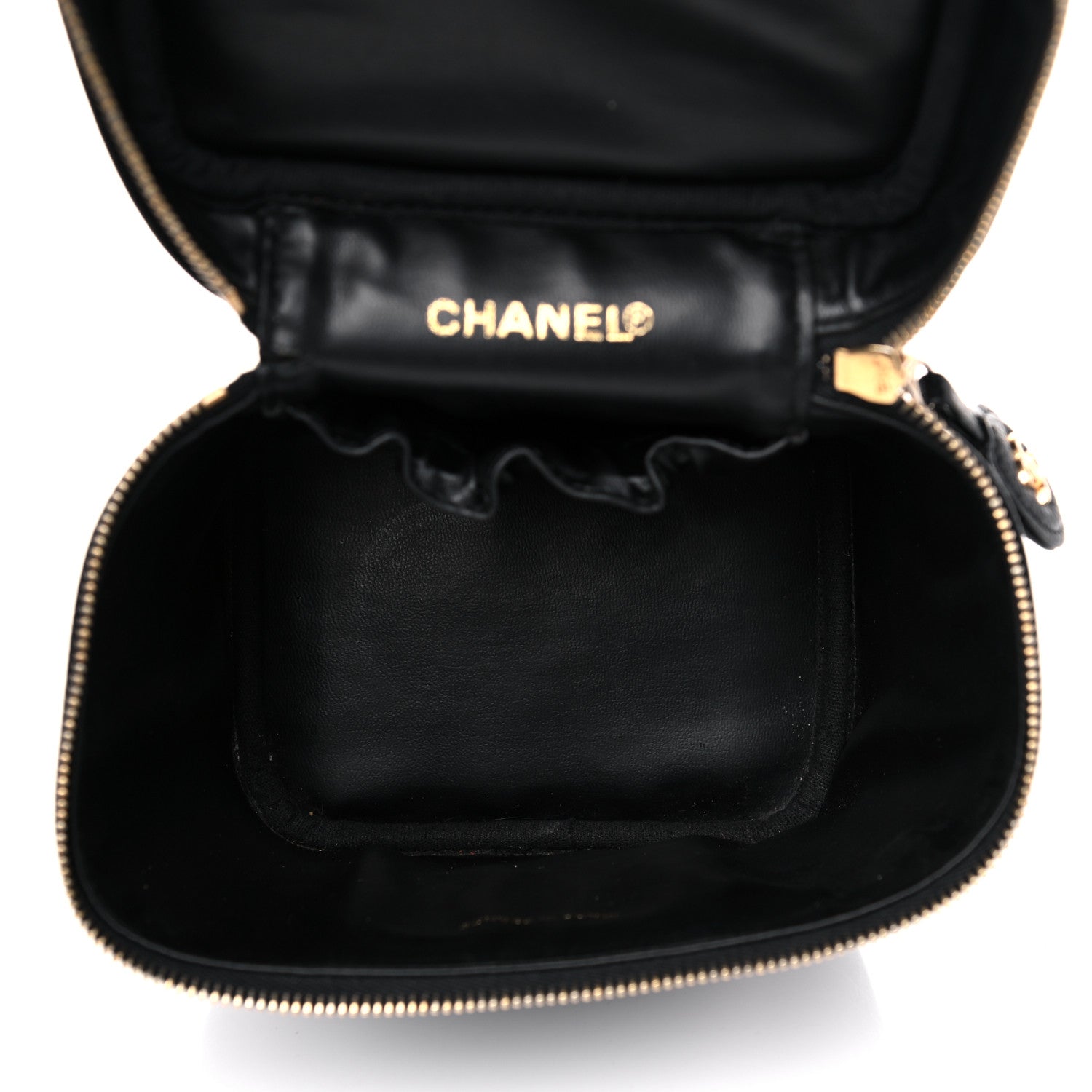 Chanel Caviar Vanity Cosmetic Case Black 5 of 12