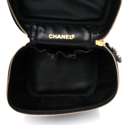 Chanel Caviar Vanity Cosmetic Case Black 5 of 12