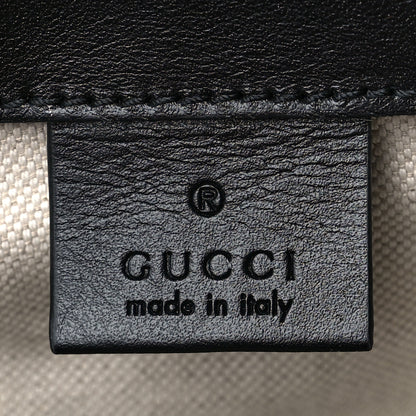 Gucci Calfskin GG Tennis Embossed Double Buckle Backpack Black 6 of 9