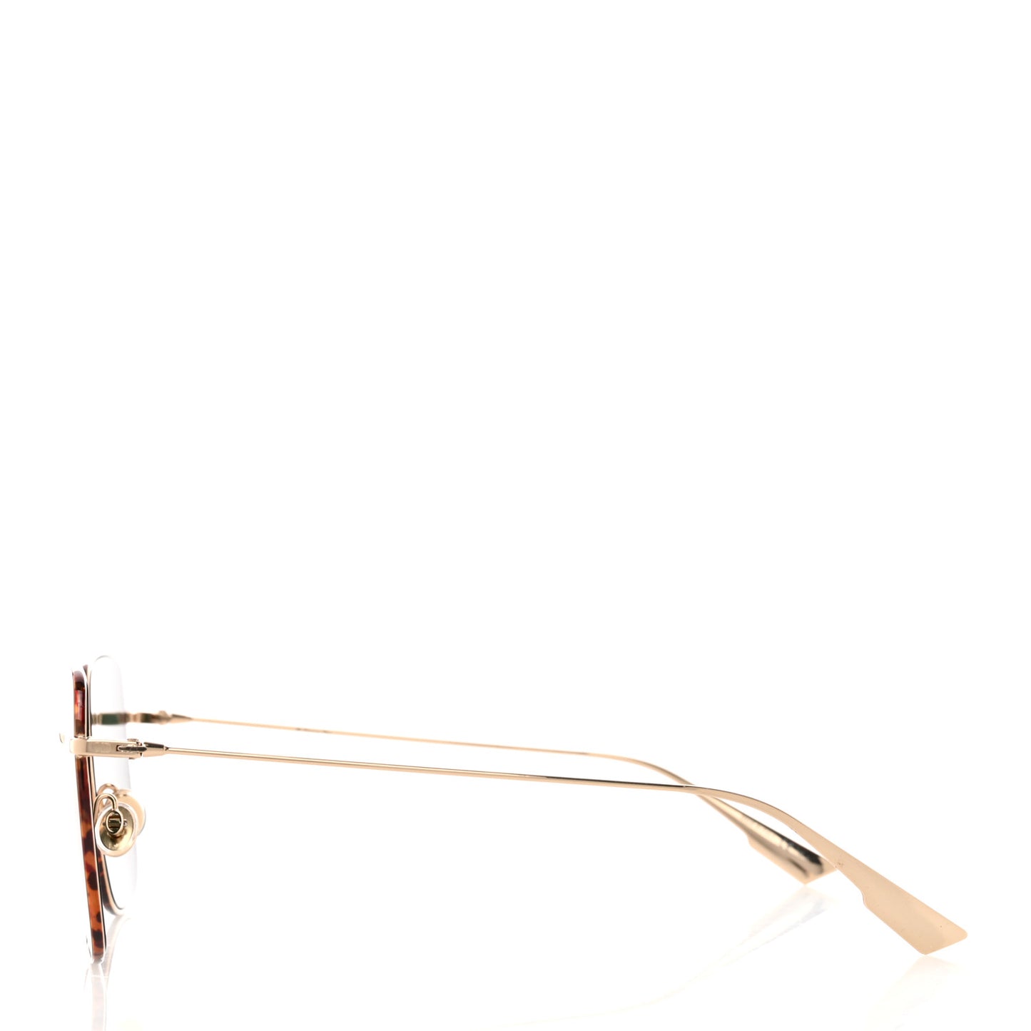 Metal DiorStellaire 1 Sunglasses Rose Gold Green