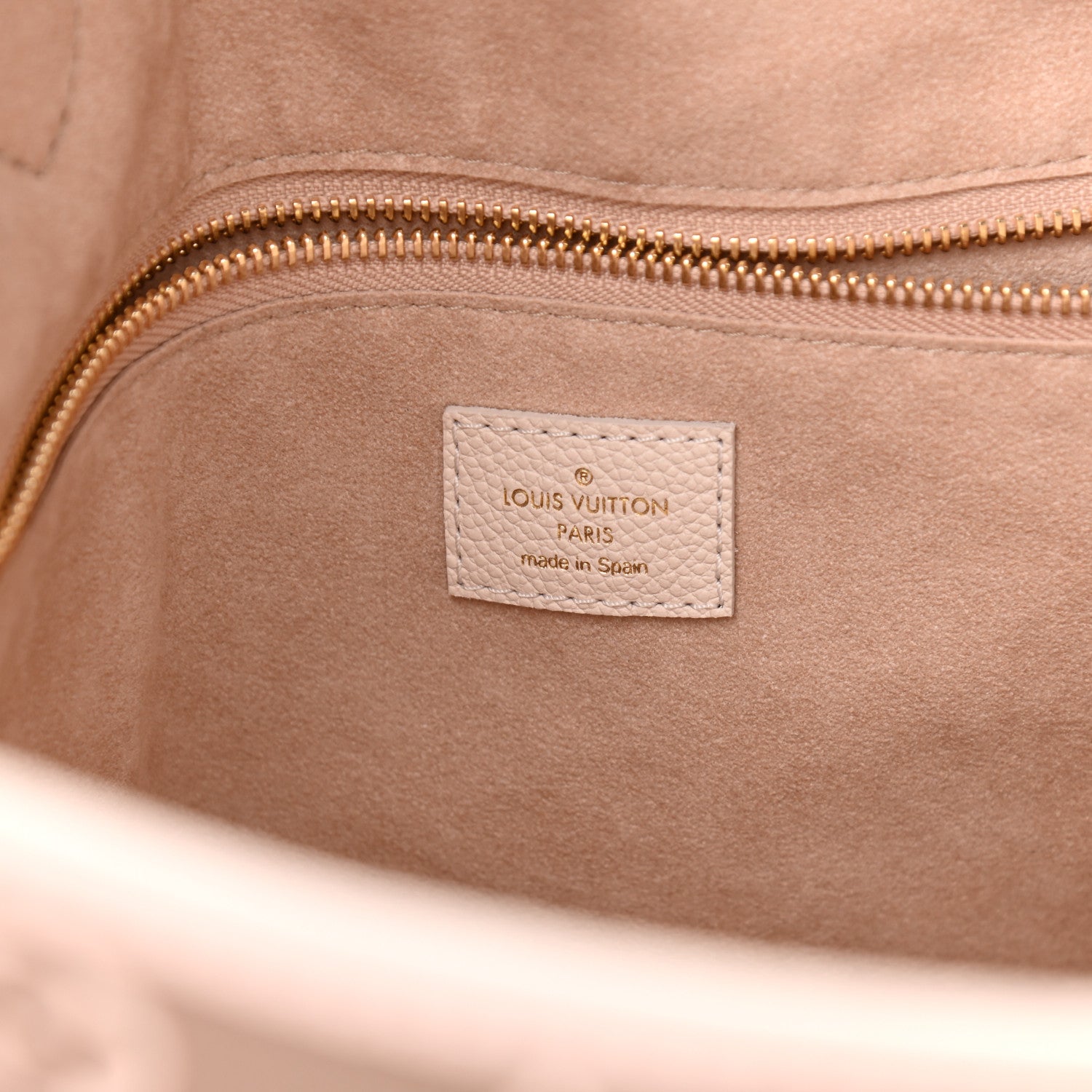 Louis Vuitton Empreinte Monogram Spring In The City Neverfull MM Kaki Beige Cream 7 of 10