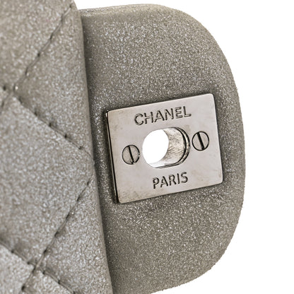 Chanel Iridescent Calfskin Studded Mini Flap Silver 7 of 12