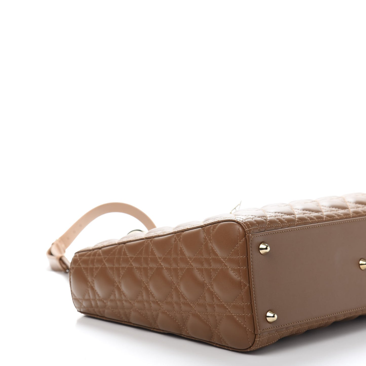 Lambskin Cannage Large Lady Dior Tan