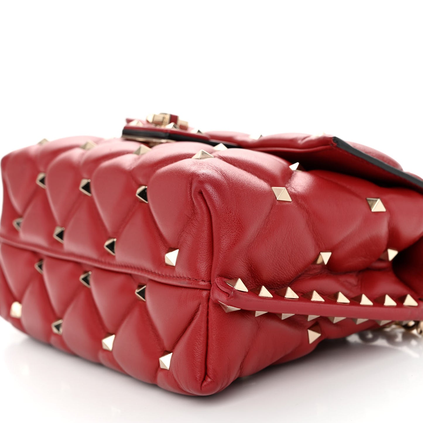 Nappa Small Candystud Crossbody Rosso Valentino