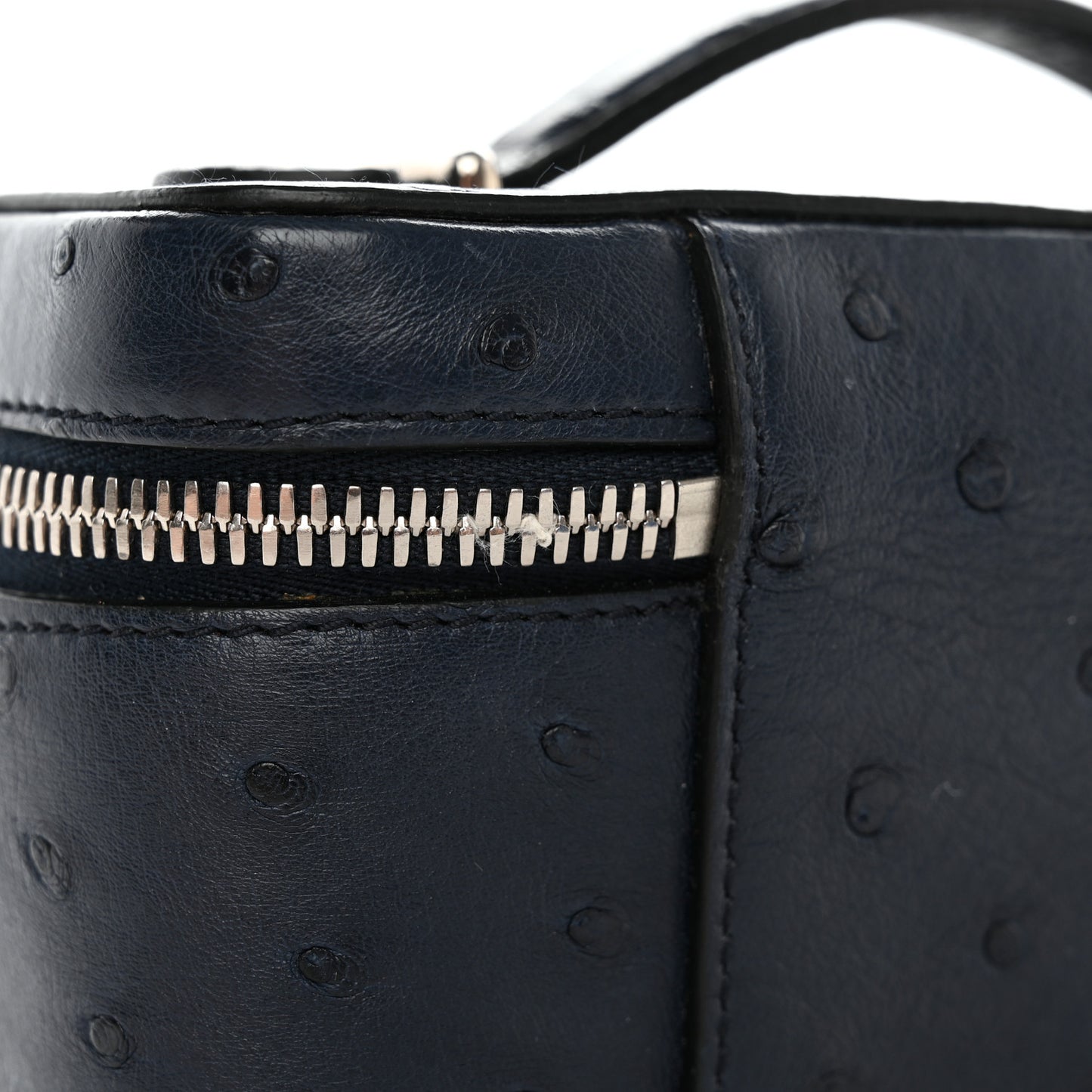 Ostrich Cosmetic Pouch Navy