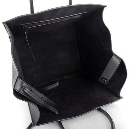 Celine Supple Calfskin Medium Phantom Luggage Black 5 of 8