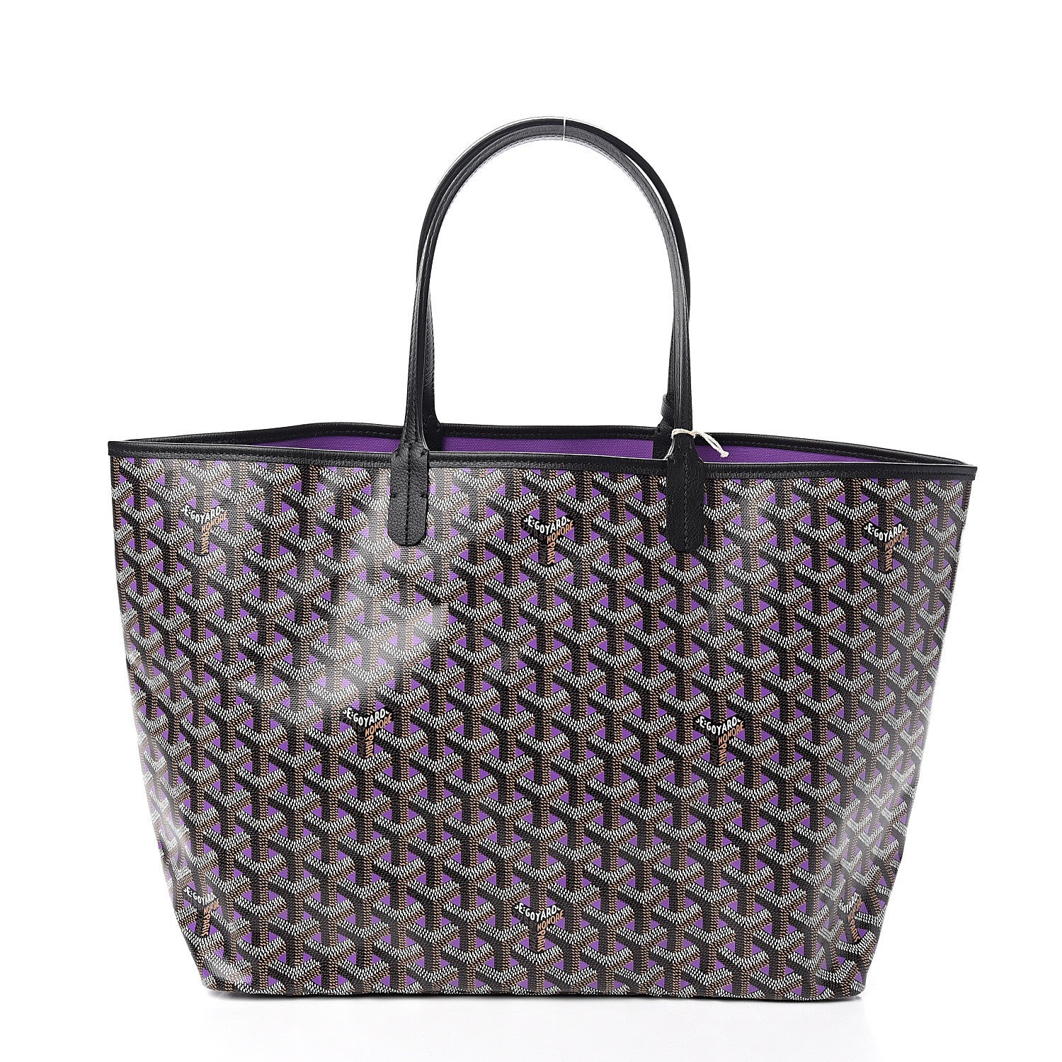 Goyard Goyardine Saint Louis Claire Voie PM Black Violet 2 of 10