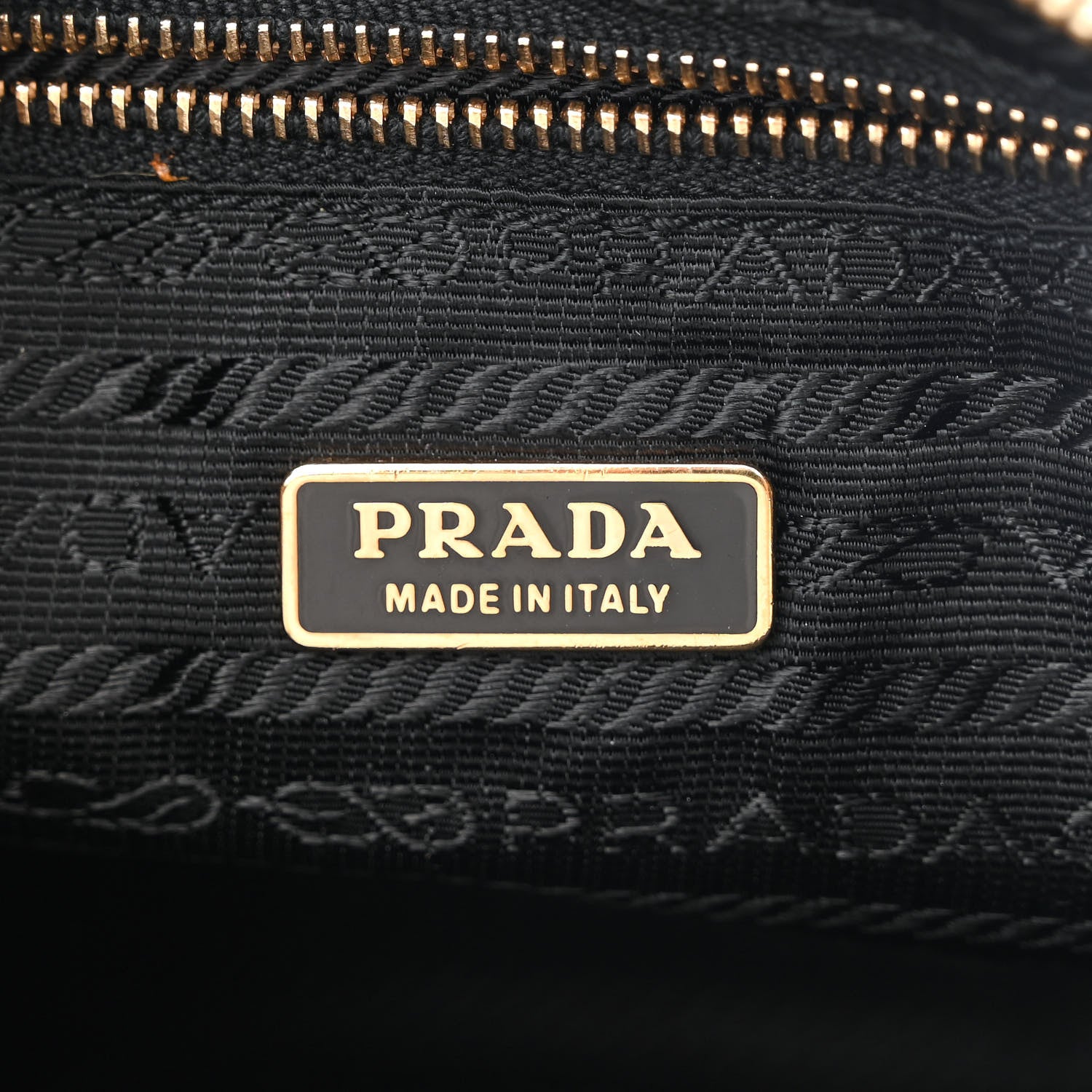 Prada Tessuto Nylon Saffiano Pochette Black 6 of 12