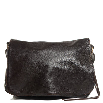 Balenciaga Chevre Flap Shoulder Bag Chocolate 1 of 10