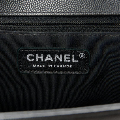 Chanel Caviar Quilted Large Boy Flap Black 6 of 10