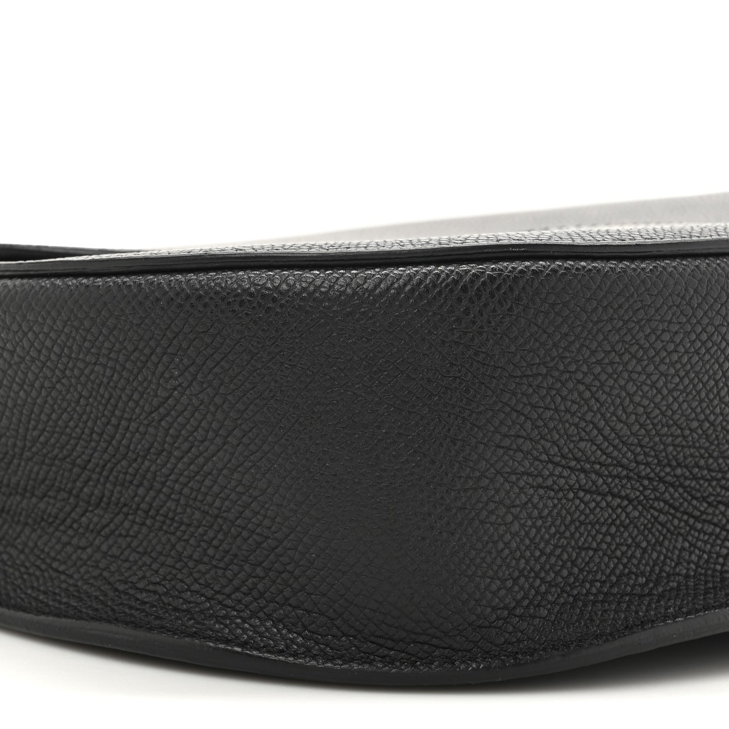 Grained Calfskin Small Trotteur Black