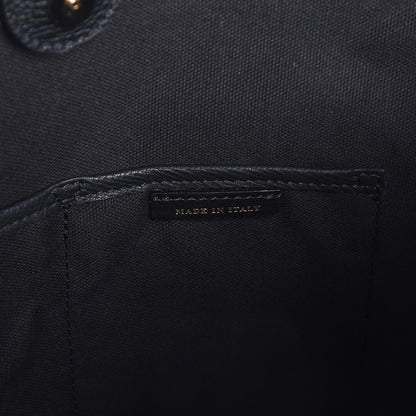 Burberry Grainy Calfskin House Check Small Canterbury Black 7 of 9