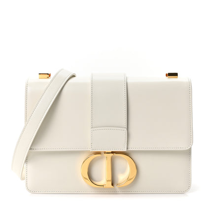 Christian Dior Box Calfskin 30 Montaigne Flap Bag Latte 1 of 9