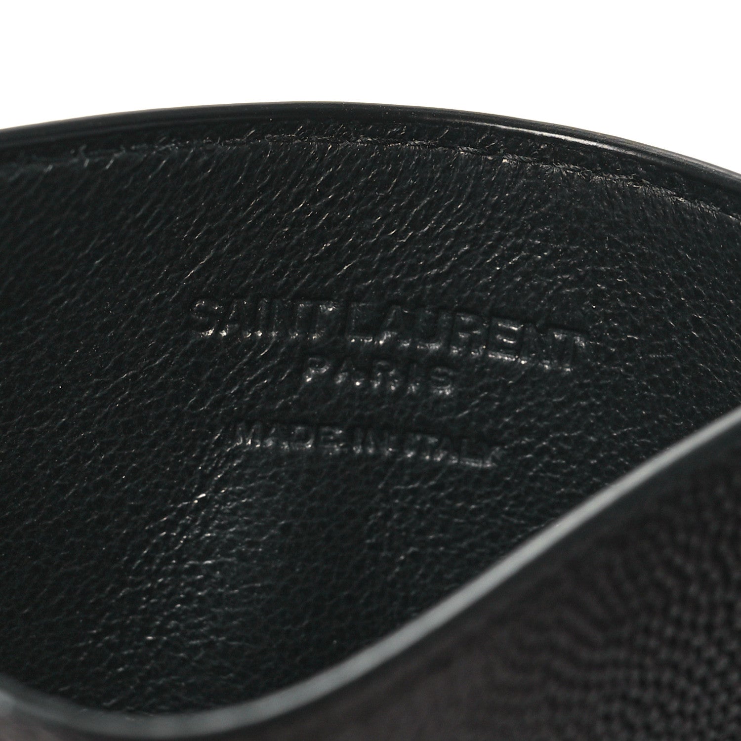 Saint Laurent Grain de Poudre 5 Fragments Card Holder Black 6 of 7