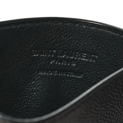 Saint Laurent Grain de Poudre 5 Fragments Card Holder Black 6 of 7