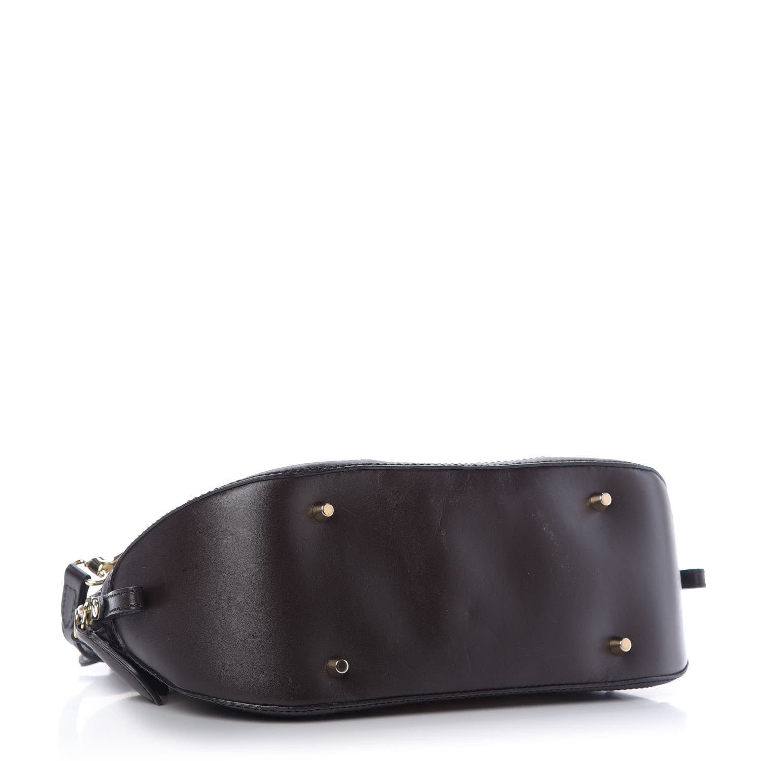 Burberry Haymarket Check Small Orchard Bowling Bag Chocolate 4 of 11