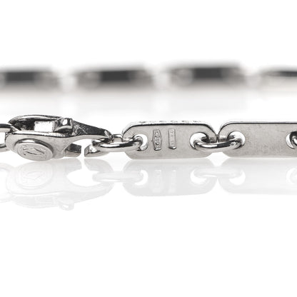 Cartier 18K White Gold 3.5mm Fidelity Link Bracelet 7 of 7