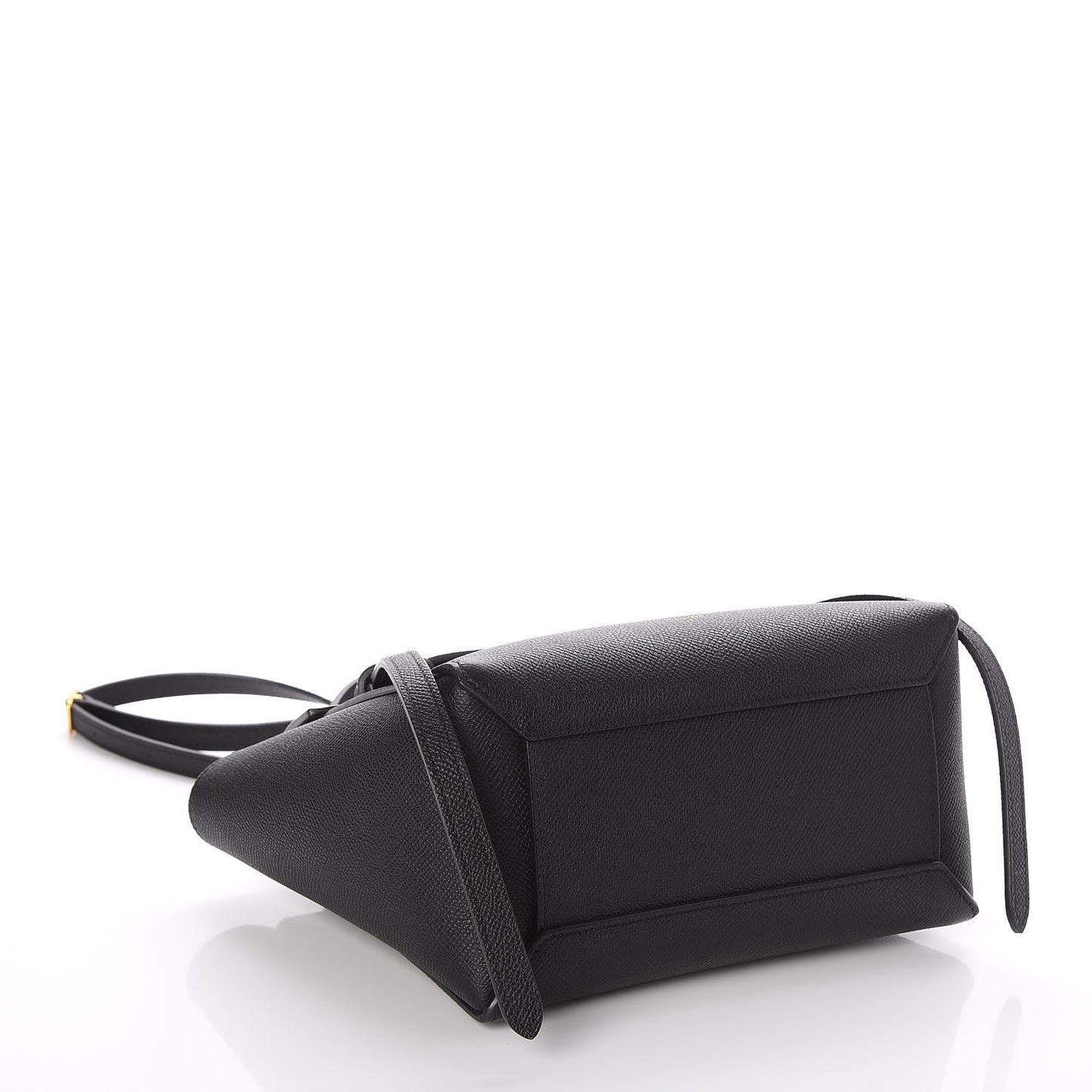Grained Calfskin Nano Belt Bag Black