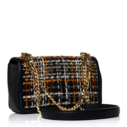Burberry Tweed Lola Bag Black 2 of 12