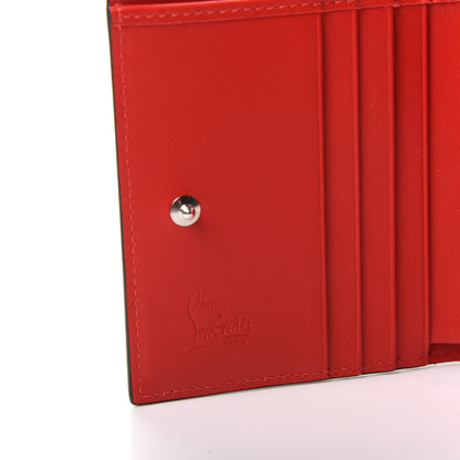 Christian Louboutin Calfskin Spiked Paros Wallet Blue 6 of 7