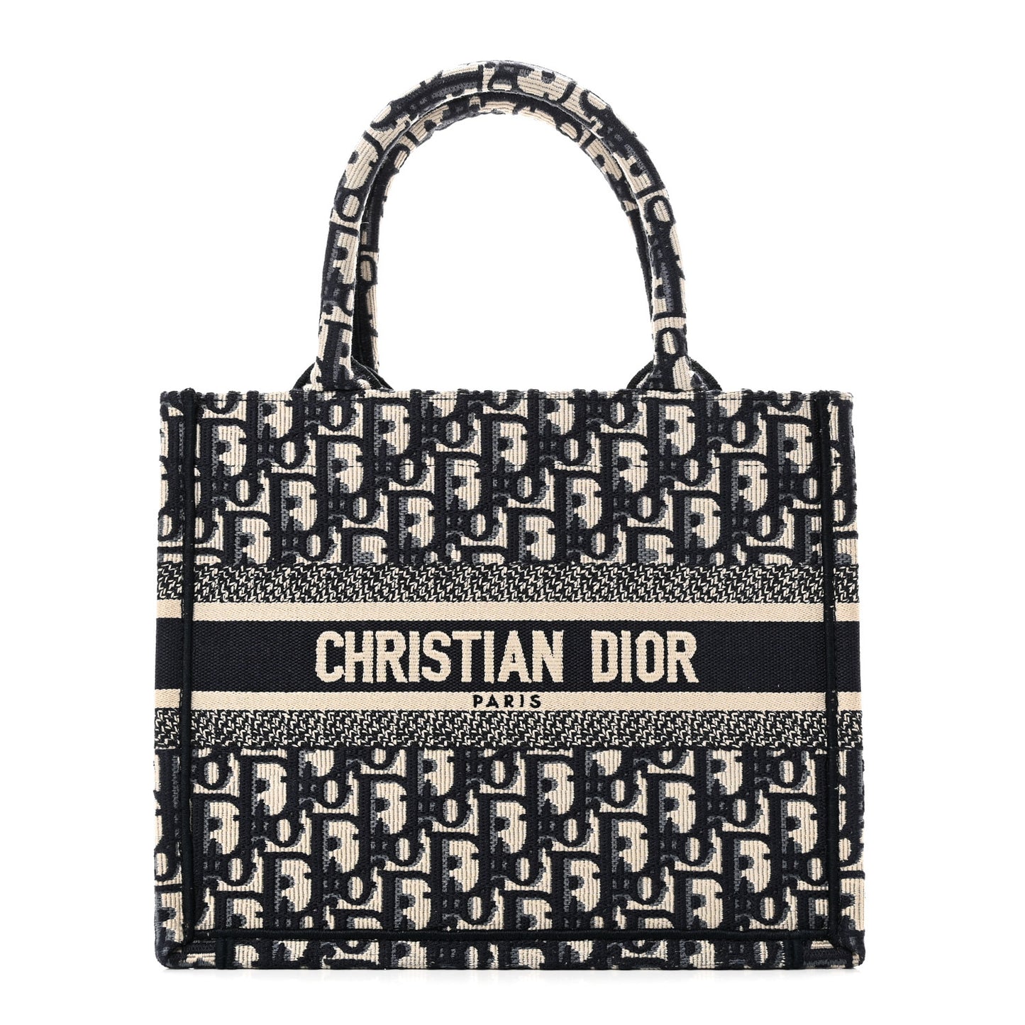 Oblique Small Book Tote Blue Multicolor
