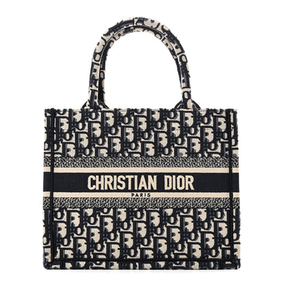 Christian Dior Oblique Small Book Tote Blue Multicolor 1 of 11