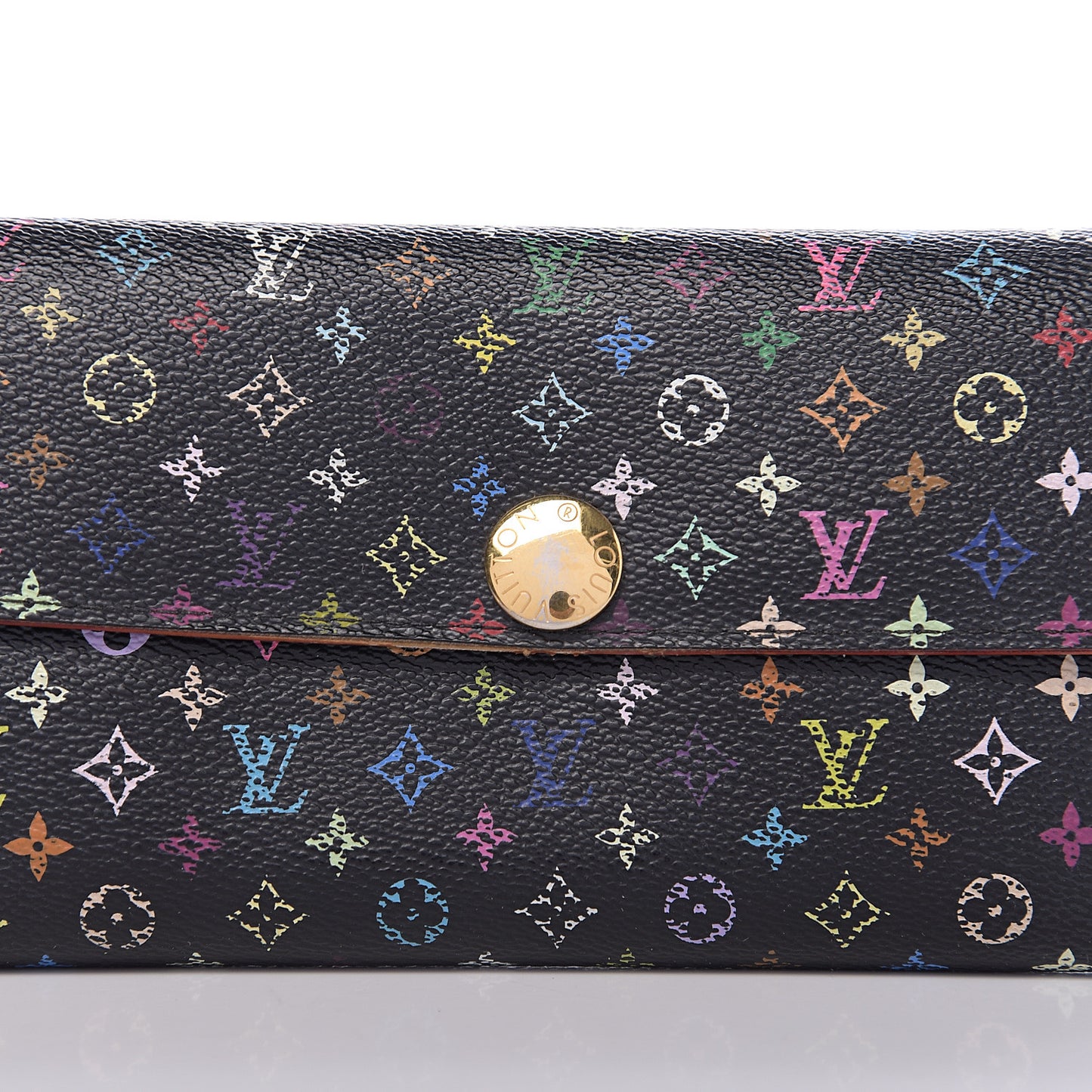 Monogram Multicolor Sarah Wallet Black Grenade